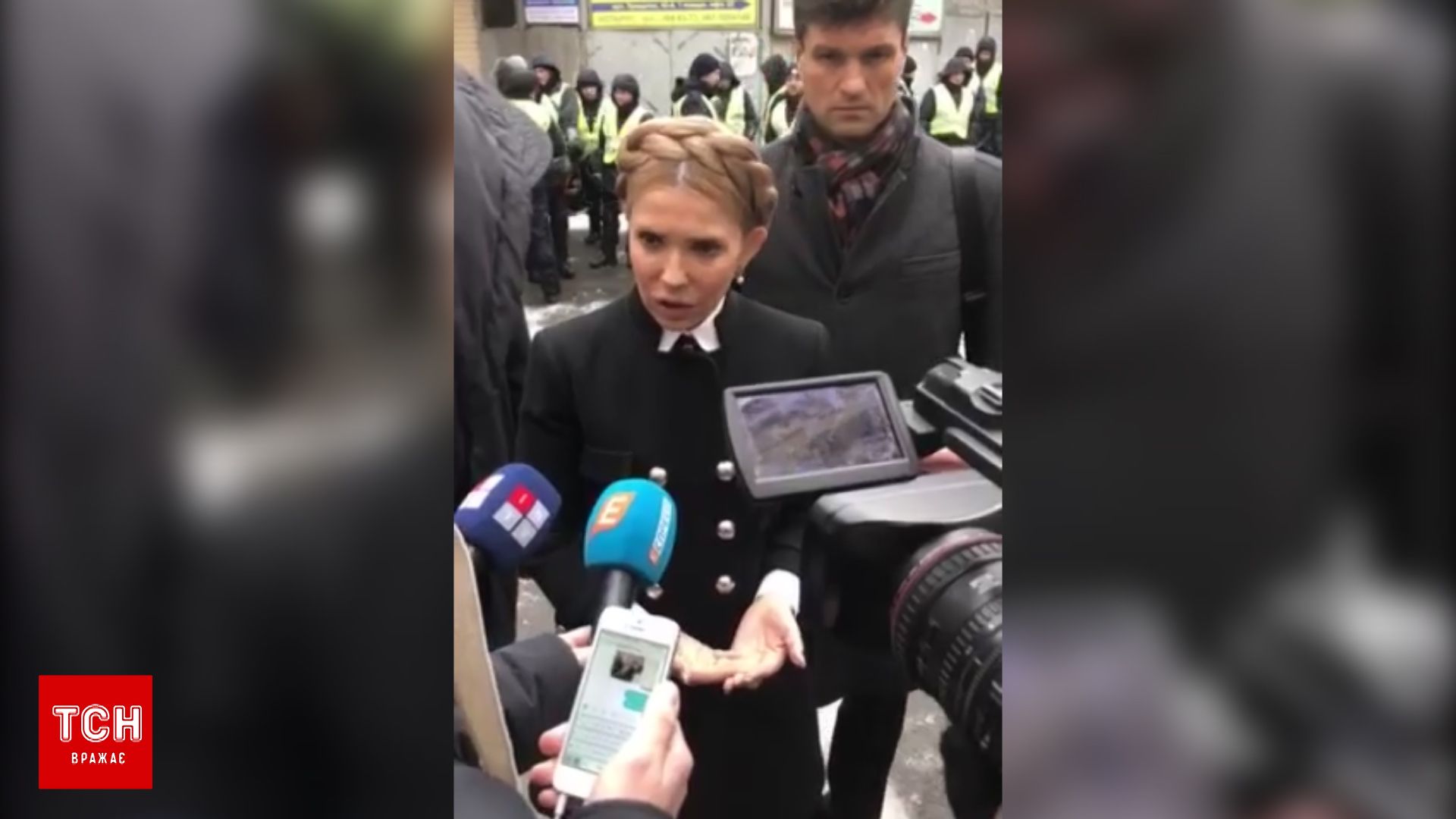 Тимошенко пришла на суд над Саакашвили