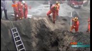 В Китаї чоловіка живцем поховали під чотирма метрами щебню