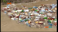 В Венгрию по реке Тиса сплавился украинский мусор