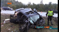 Поблизу Києва підхмелений водій вискочив на зустрічну смугу та створив аварію
