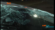 В Киеве во время аварии перевернулся автомобиль: в салоне одного из авто были маленькие дети