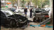В Одессе «Мерс» забил 5 авто – свидетели говорят, что водитель превысил скорость
