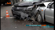 Серйозна аварія в столиці: Ланос протаранив Тойоту, в якій сиділа маленька дитина