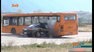 Кадиллак против автобуса: в Болгарии блогеры устроили краш-тест на экстремальной скорости