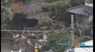Масштабный оползень в Японии: разбитые дома, перевернутые машины и по пояс грязи на улицах