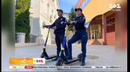 В полиции Закарпатья для патрулирования начали использовать электросамокаты