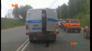 В России в объектив видеорегистратора попала неудачная попытка бегства от полицейских