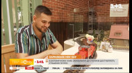 Харьковское ноу-хау: в железнодорожном кафе заказ к столикам доставляют игрушечные поезда