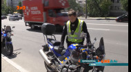 На київські дороги знову виїжджають патрульні на мотоциклах