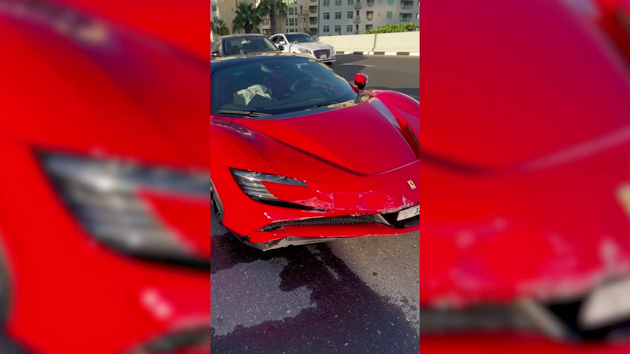 Айтишник разбил в Дубае Ferrari