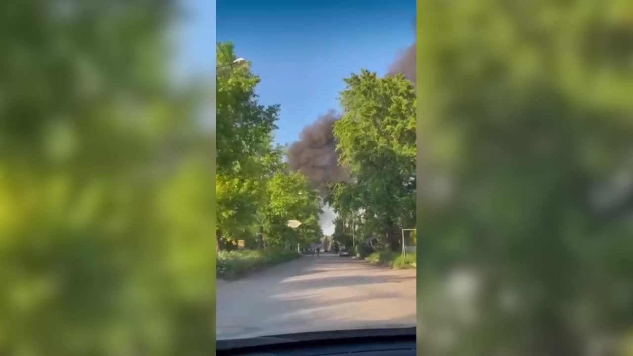 Взрывы в Луганске 12 мая