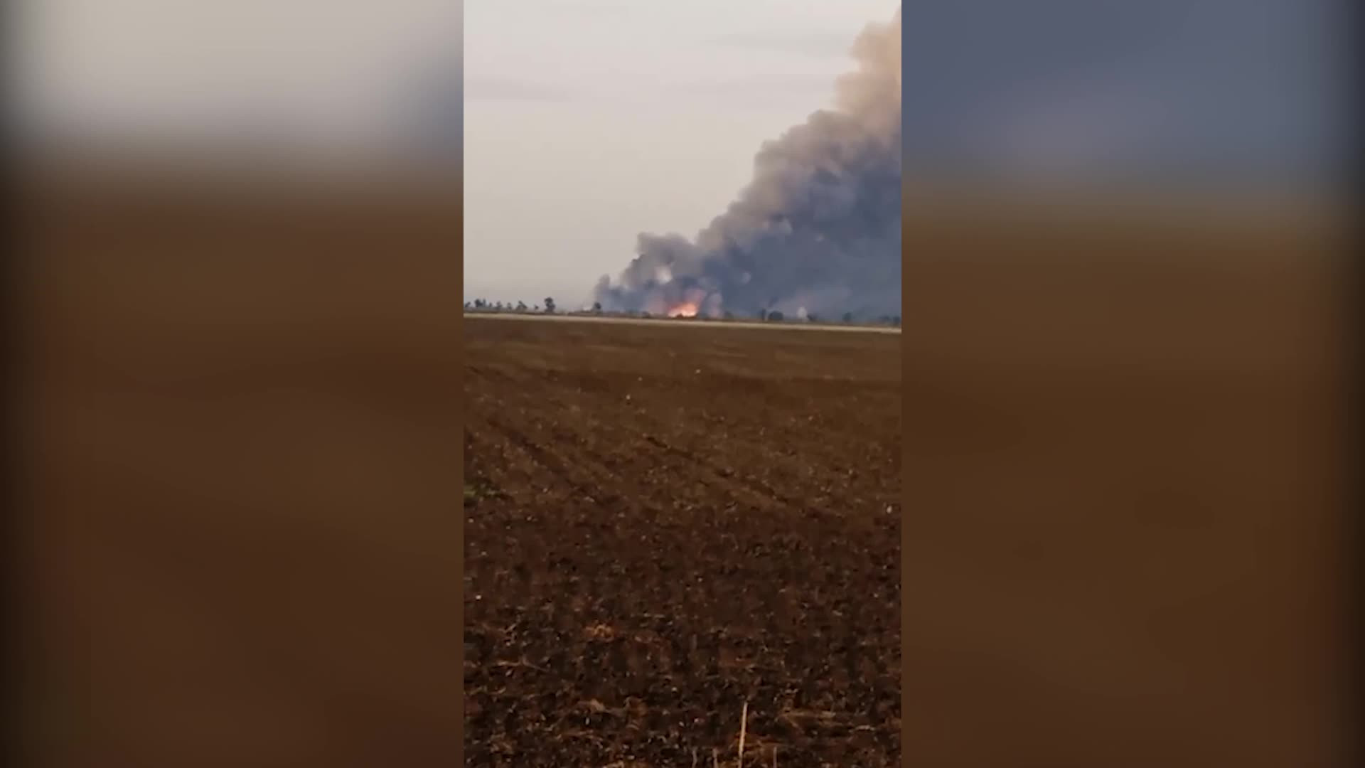 В оккупированном Рыково рванул склад оккупантов