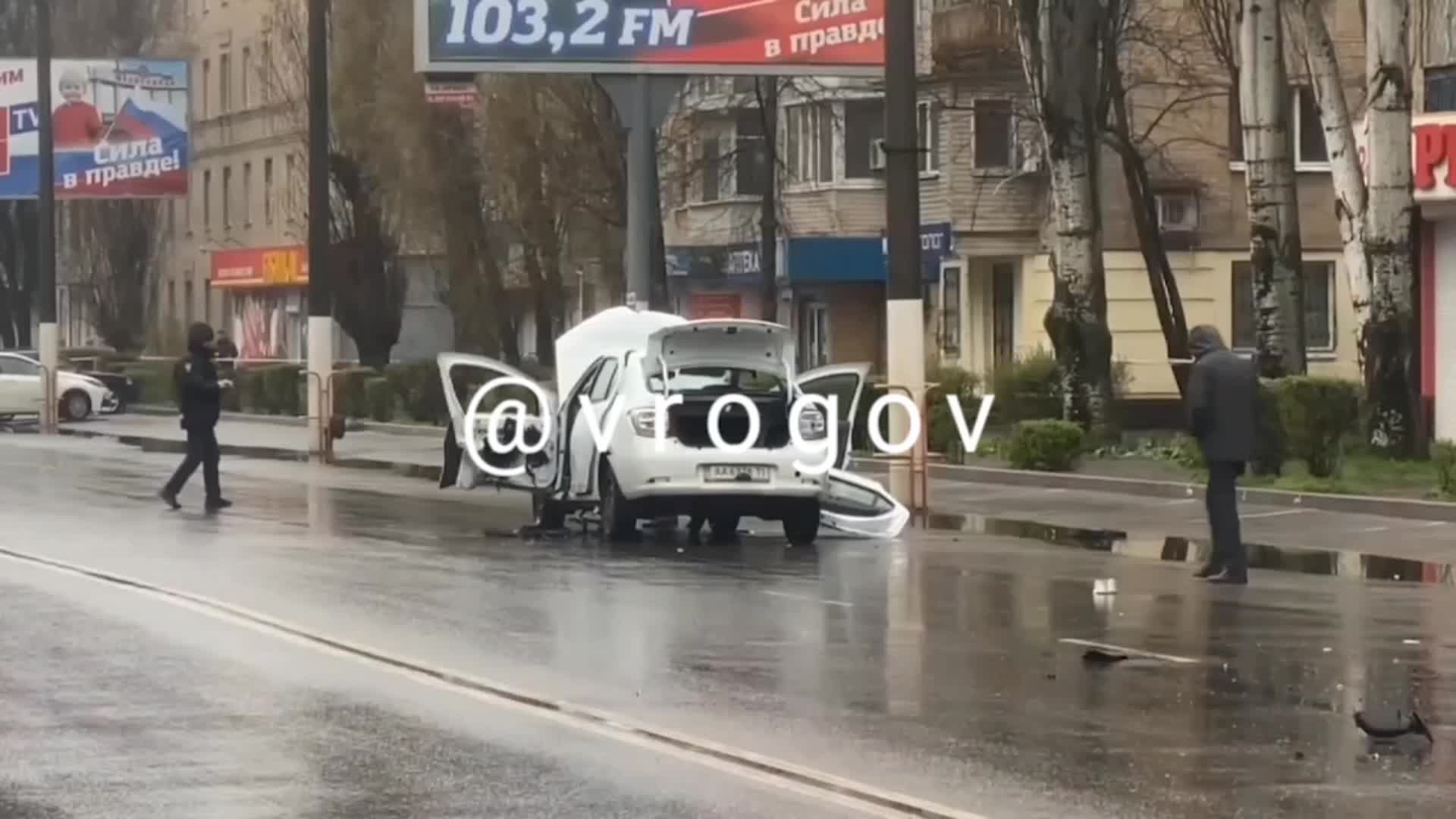 В Мелитополе взорвали авто коллаборанта Зубарева