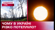 Что является причиной самого теплого начала апреля в Украине?