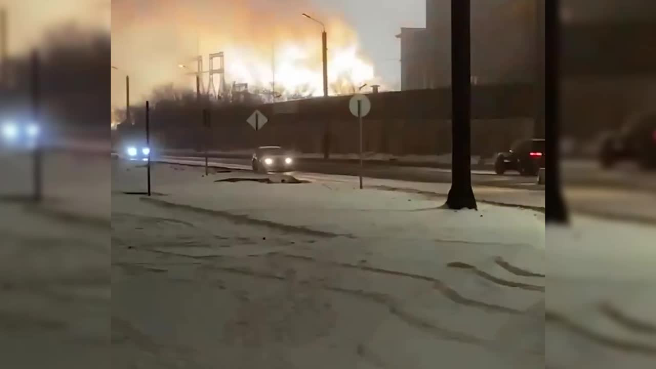 Пожар в Челябинске