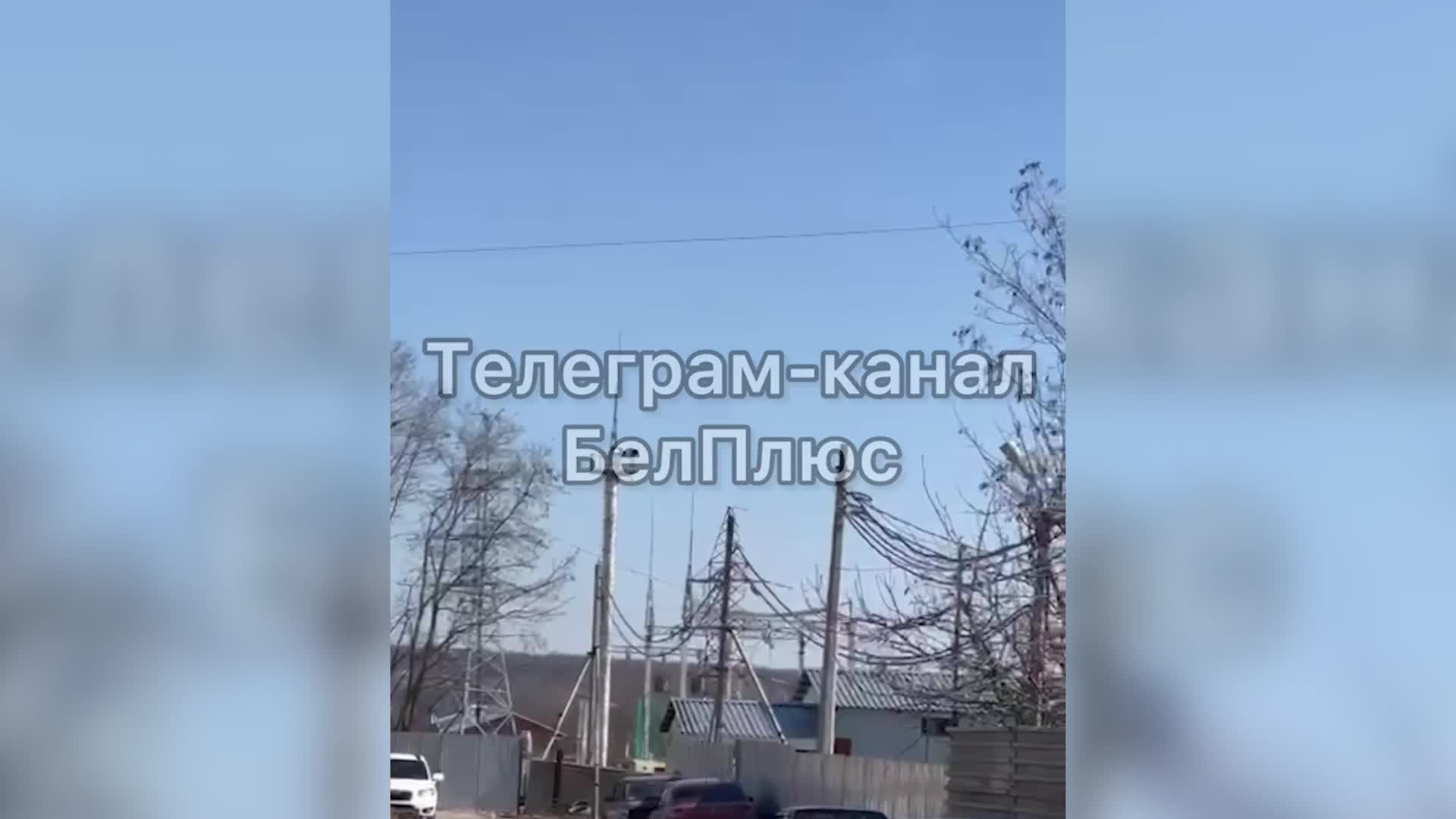 Момент удара беспилотника в Белгороде