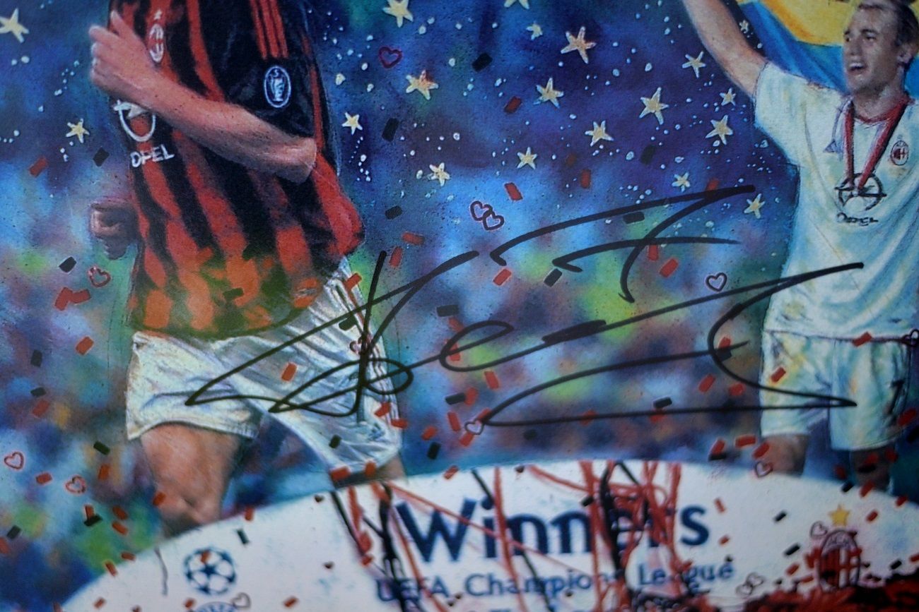 Знаменита картина Джанні Оттавіані з автографом головного тренера національної збірної