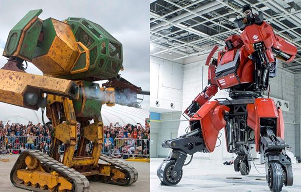 Вперше в історії відбувся бій гігантських роботів