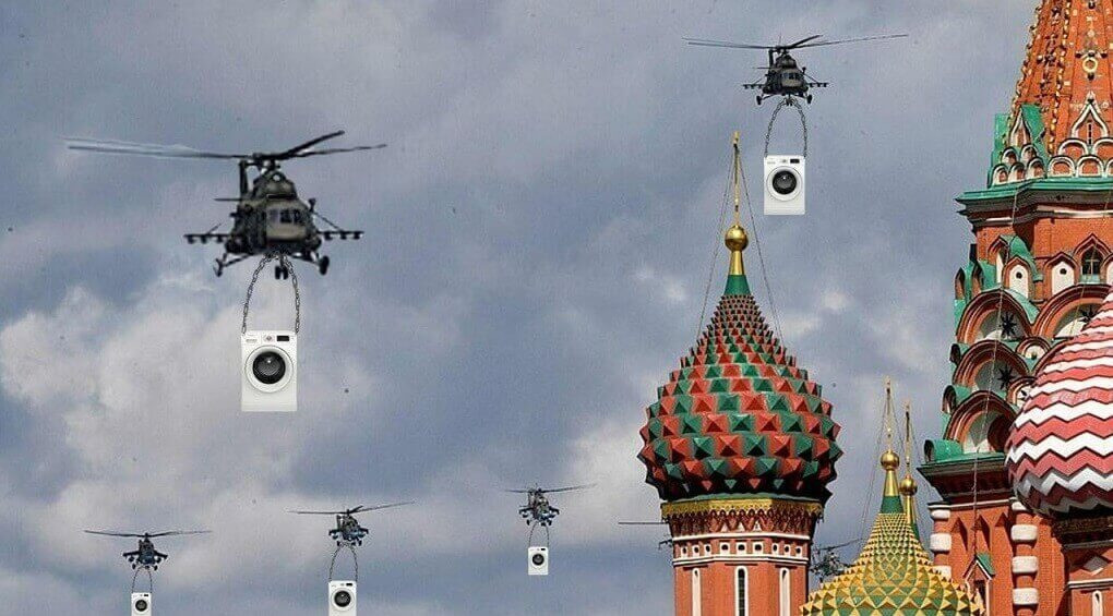 Як виглядатиме російський військовий парад у 2022 році: нова підбірка мемів
