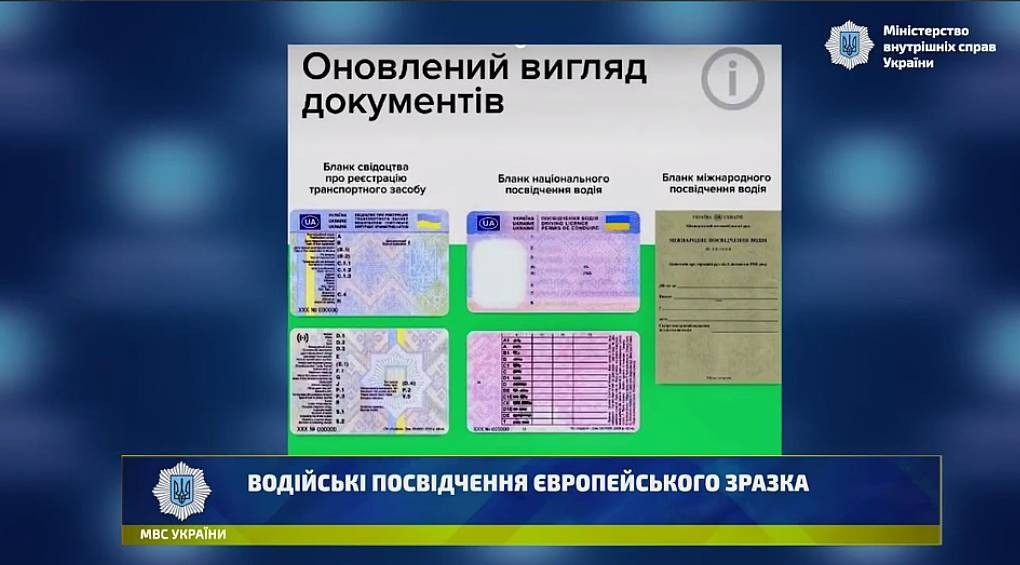 Как в ЕС: украинские водительские удостоверения изменились