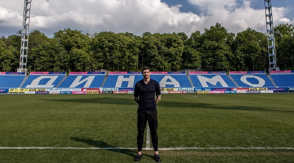 Игрок киевского «Динамо» Денис Бойко присоединился к проекту «Спортивный фронт»