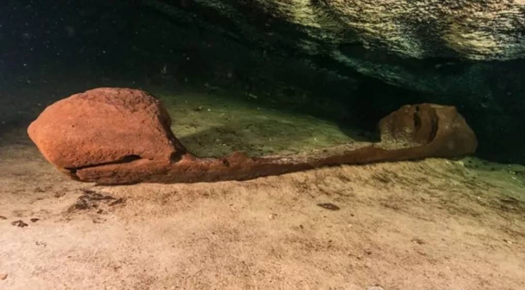 Оточене кістками тварин та людей: у підводній печері дайвери натрапили на старовинне каное майя