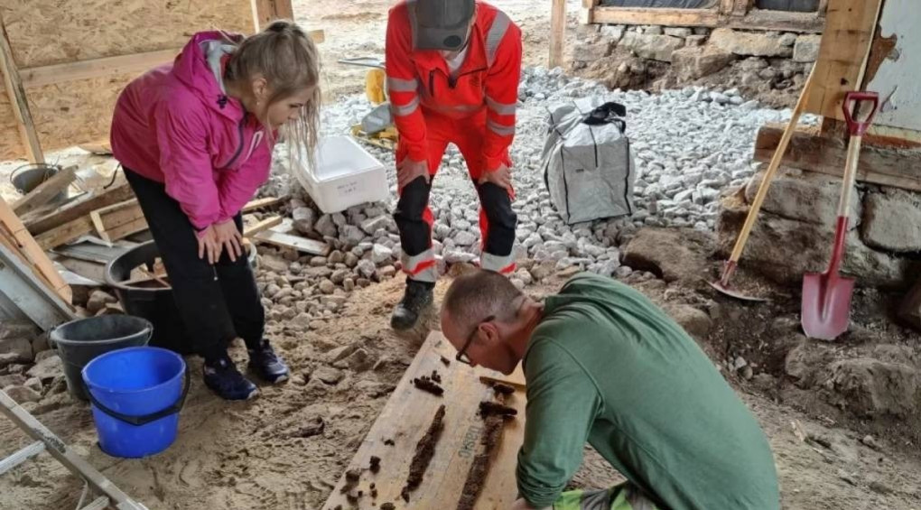 Пытались расширить дом, а откопали древнюю могилу: супруги из Норвегии нашли во дворе меч викинга