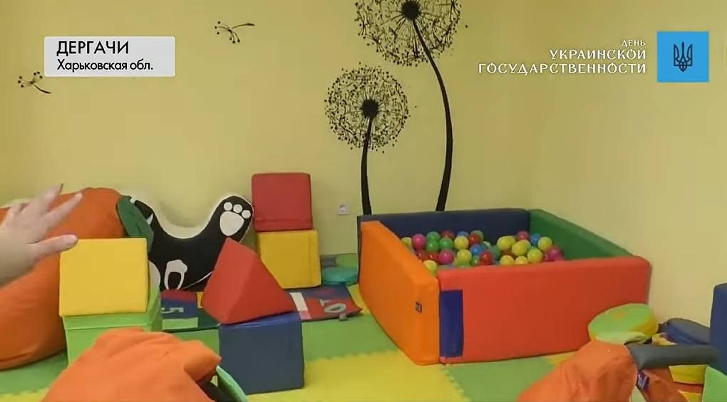 В Харьковской области открыли уже третью инновационную детскую комнату в убежище