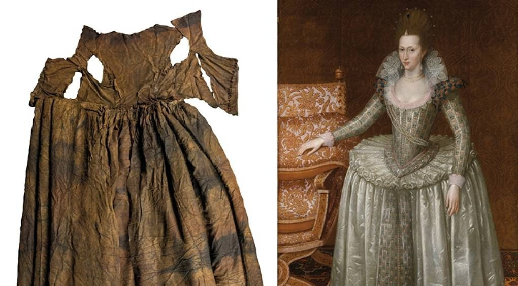 «Такое экстравагантное платье одевали на коронацию»: на затонувшем корабле обнаружили редкую одежду 17 века