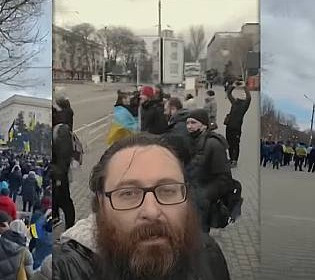 «Мы в независимой Украине и сами решаем, когда митинговать»: как режиссер Сергей Павлюк сопротивлялся в оккупированном Херсоне?