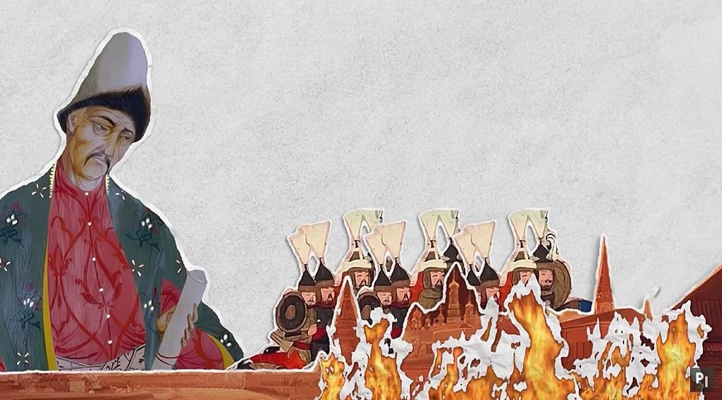 Иван Грозный против Крыма: как крымский хан сжег деревянную москву, включая с кремлем, за три часа?