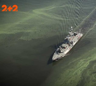Український диво-корабель «Буча» збиває ворожі цілі наче у відеогрі