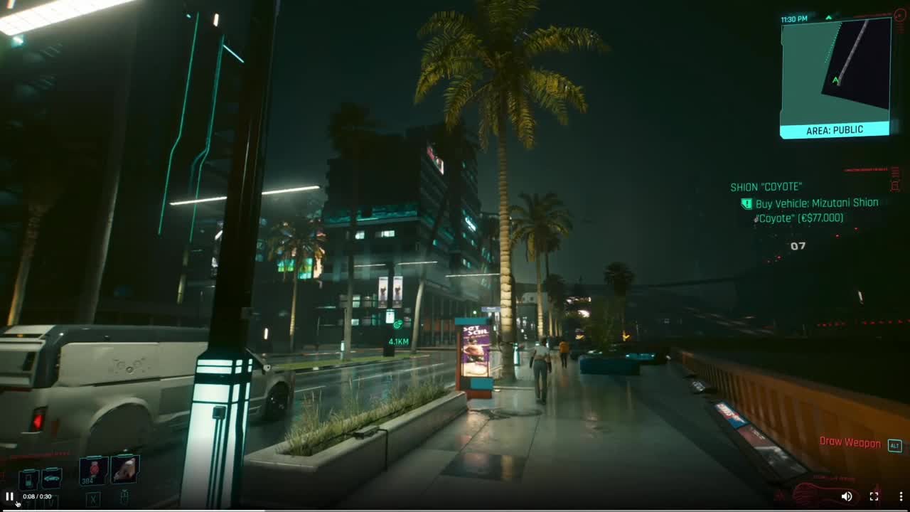 В Cyberpunk 2077 нашли секретный выключатель света в целом квартале