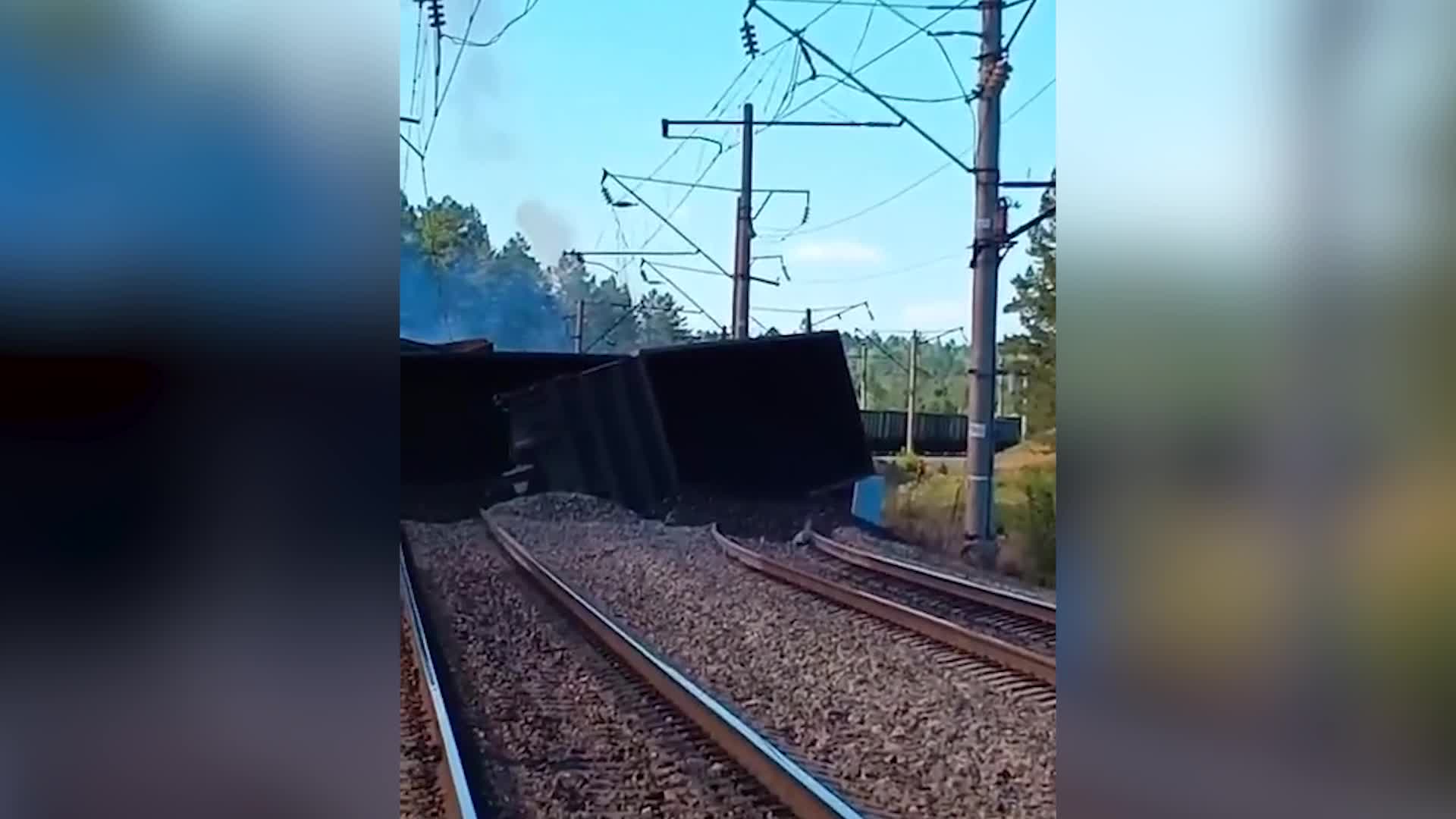 Сход вагонов в Приамурье